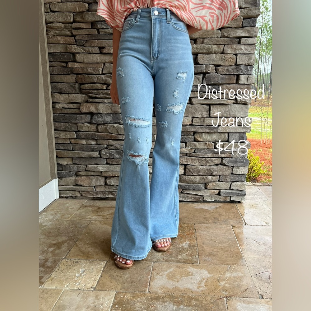Distressed Jeans